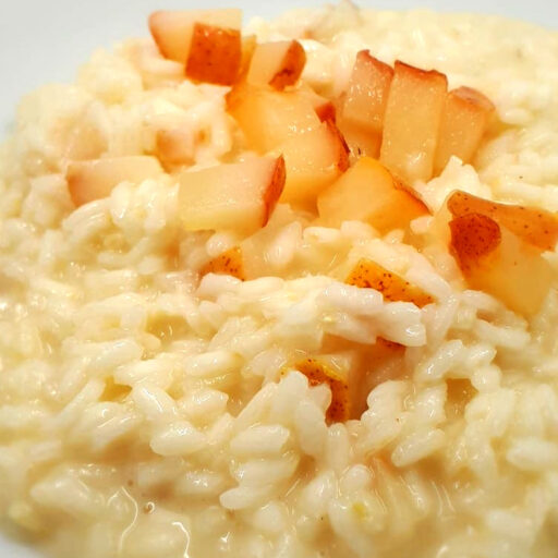 risotto taleggio pere
